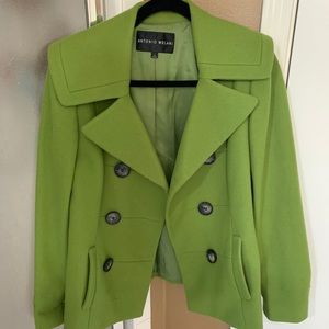 Lime Green Antonio Melani coat